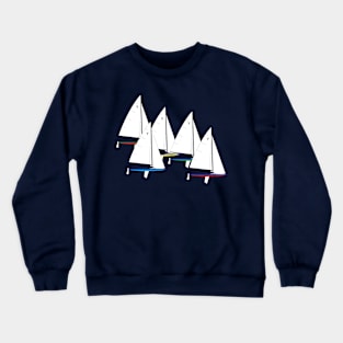 Y-Flyer Sailboats Racing Crewneck Sweatshirt